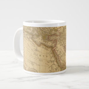 Caneca De Café Grande Mapa antigo