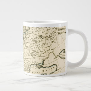 Caneca De Café Grande Mapa da Europa por Guillaume Raynal