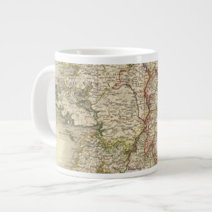 Caneca De Café Grande Mapa da Irlanda