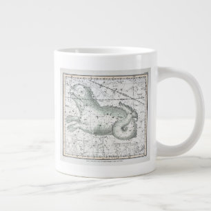 Caneca De Café Grande Mapa das Constelações Placa XXIII