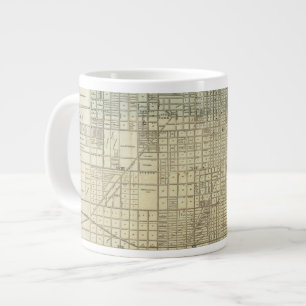 Caneca De Café Grande Mapa De Chicago