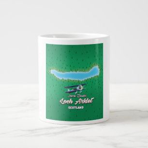 Caneca De Café Grande mapa do Arklet da Escócia