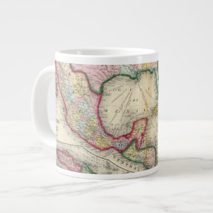 Caneca De Café Grande Mapa Do México, América Central