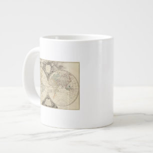 Caneca De Café Grande Mapa Mundial 8