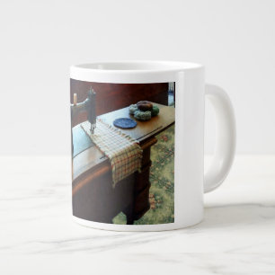 Caneca De Café Grande Máquinas de costura e Pincushions