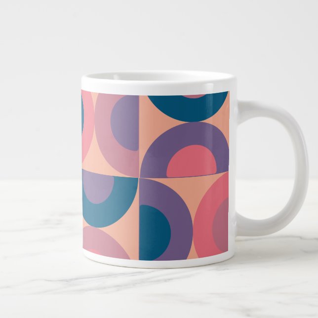 Caneca De Café Grande Mar de Coral Moderno do Século médio (Direita)
