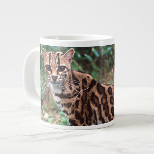 Caneca De Café Grande Margay, Leopardus wiedi, Nativo do México até