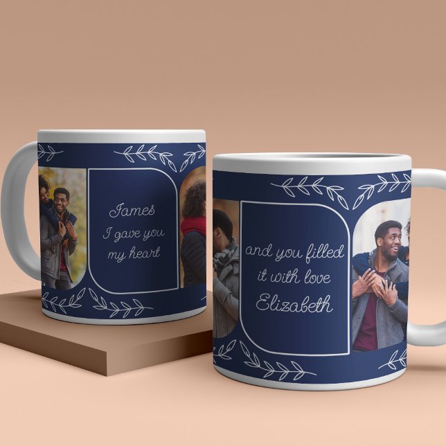 Caneca De Café Grande Marido 3 Palavras Verticais Que Amam Fotografias P (Criador carregado)
