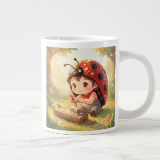 Caneca De Café Grande Marienkäfer und das verborgene Nektarkönigreich