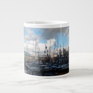 Caneca De Café Grande Marina da Ilha Granville