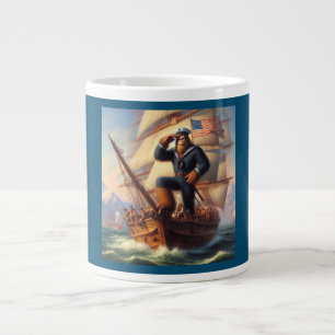 Caneca De Café Grande Marinheiro Bigfoot