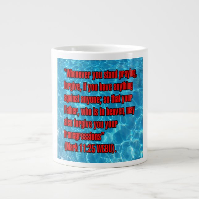 Caneca De Café Grande Mark 11:25 WEBU Mug (Frente)