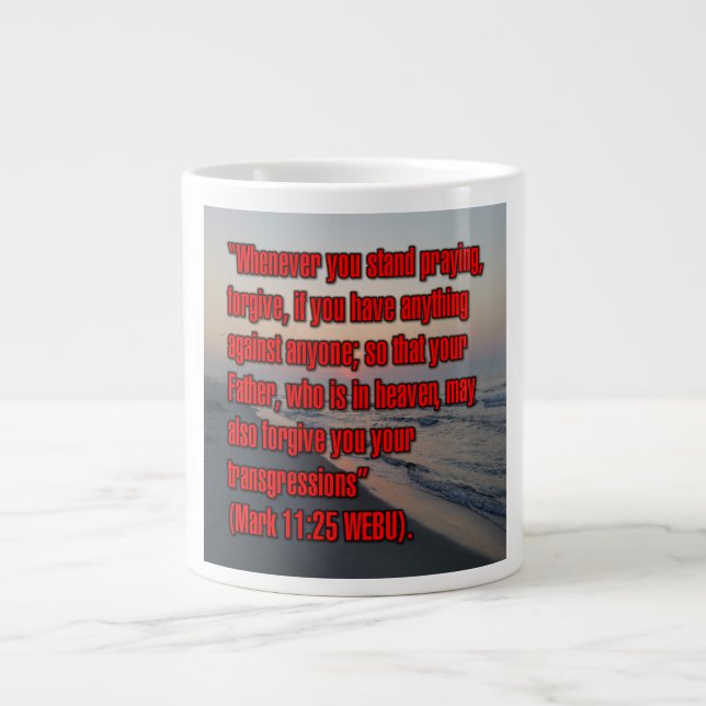 Caneca De Café Grande Mark 11:25 WEBU Mug (Frente)