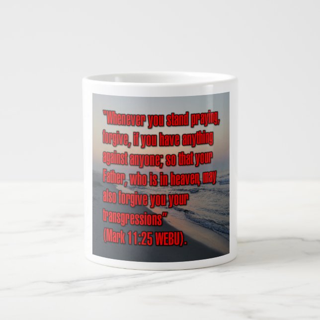 Caneca De Café Grande Mark 11:25 WEBU Mug (Frente)