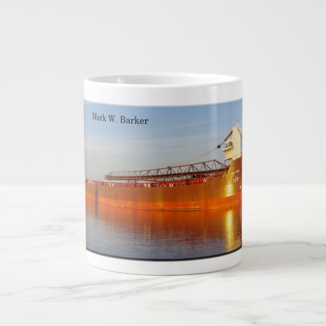 Caneca De Café Grande Mark W. Barker jumbo ou espresso mug (Frente)
