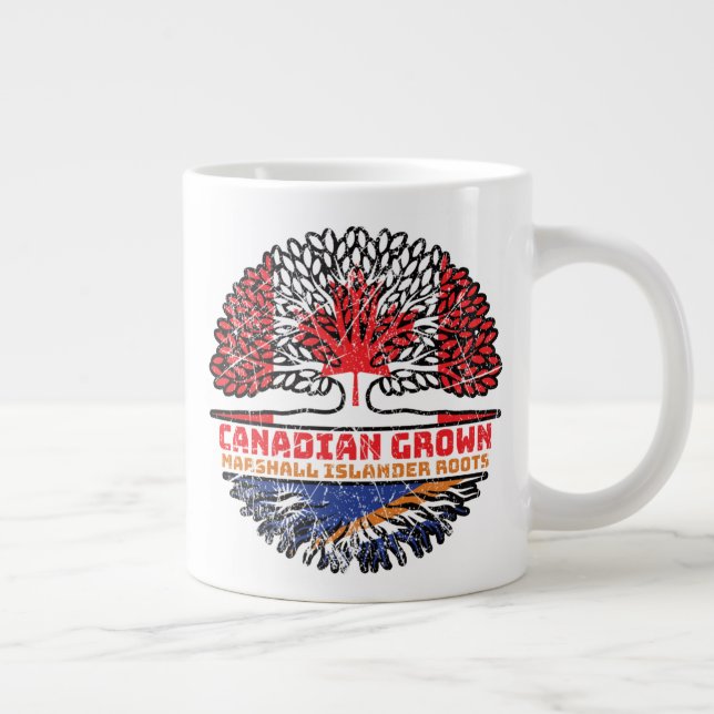 Caneca De Café Grande Marshall Islands Islander Canada (Direita)
