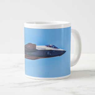 Caneca De Café Grande Martin F- 35A Relâmpago II Bloqueado