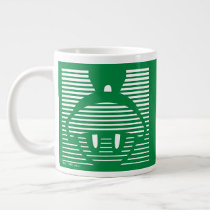 Caneca De Café Grande MARVIN O Ícone Striped MARTIAN™