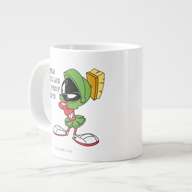 Caneca De Café Grande MARVIN THE MARTIAN™ Annoyed (Frente Esquerda)