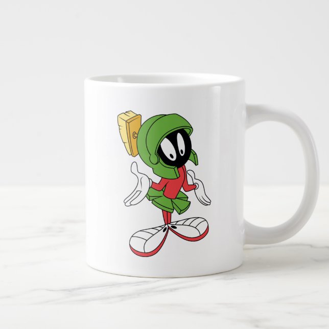 Caneca De Café Grande MARVIN THE MARTIAN™ Shrug (Direita)