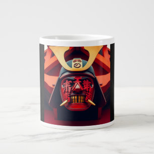 Caneca De Café Grande Máscara de samurai