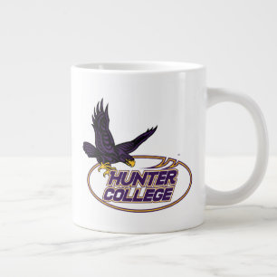 Caneca De Café Grande Mascote do Hunter College Hawks