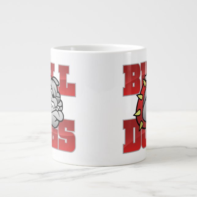 Caneca De Café Grande Mason Bulldog #5 (Frente)