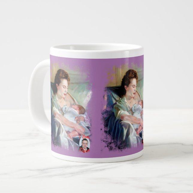 Caneca De Café Grande Maternidad (Frente Esquerda)