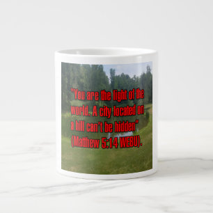 Caneca De Café Grande Mateus 5:14 WEBU Mug
