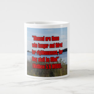 Caneca De Café Grande Mateus 5:6 WEBU Mug