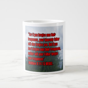 Caneca De Café Grande Mateus 6:14-15 WEBU Mug