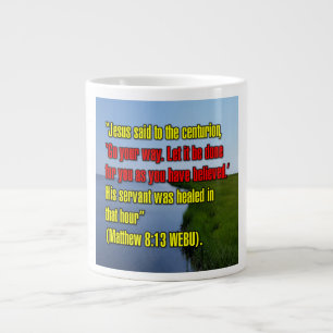 Caneca De Café Grande Mateus 8:13 WEBU Mug