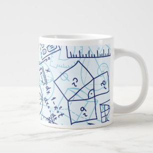 Caneca De Café Grande Math Mug