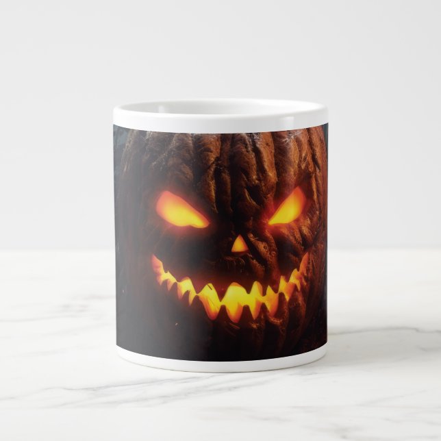 Caneca De Café Grande Mau Pumpkin (Frente)