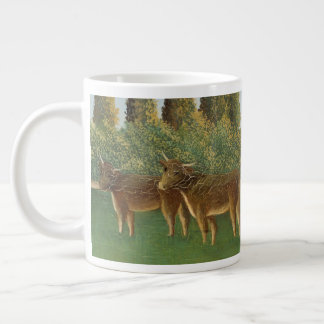 Caneca De Café Grande Meadowland (The Pasture), Henri Rousseau,  1910
