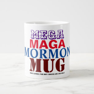 Caneca De Café Grande Mega Maga Mormon Mug
