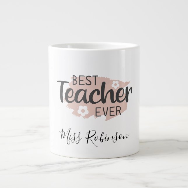 Caneca De Café Grande Melhor Apreciação de Professores Anestésicos (Frente)