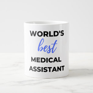 Caneca De Café Grande Melhor Assistente Médico do Mundo 2