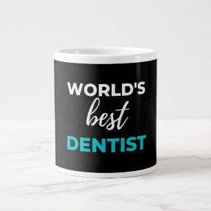 Caneca De Café Grande Melhor Dentista do Mundo