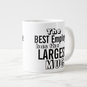 Caneca De Café Grande Melhor Funcionário Engraçado Cite Grande Mug - Hum