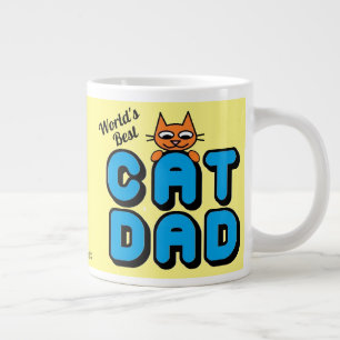 Caneca De Café Grande Melhor GATO PAI do Mundo Gato Fofo