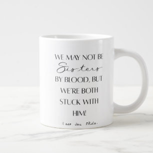 Caneca De Café Grande Melhor irmã do mundo   presente engraçado para cun