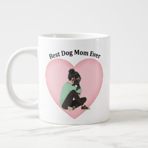 Caneca De Café Grande Melhor Mãe de Cachorro de Todos os Tempos Bulldog