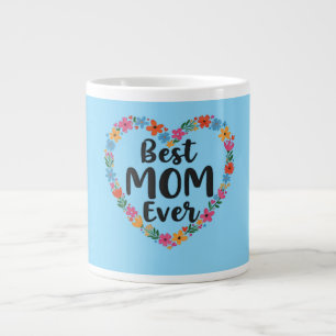 Caneca De Café Grande Melhor Mãe de Sempre - Presente Perfeito para o Di