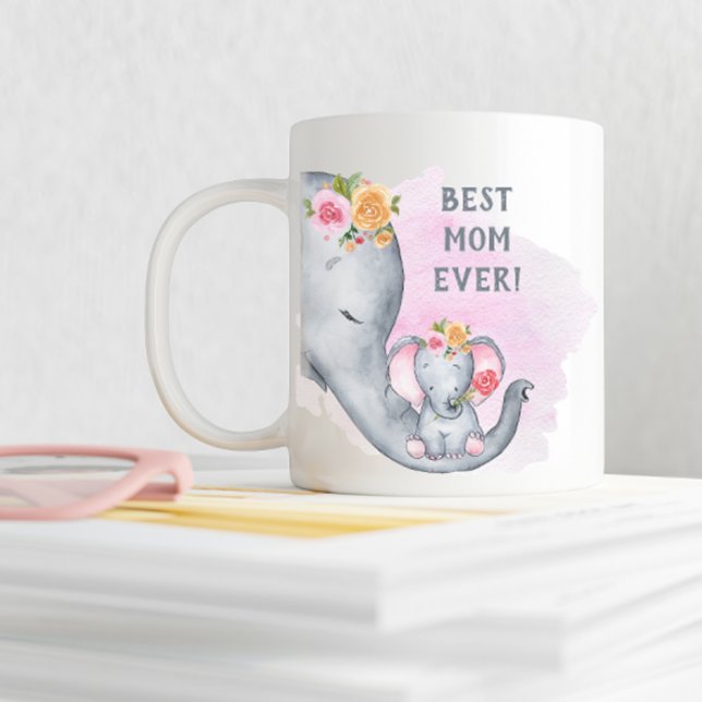 Caneca De Café Grande Melhor Mãe Mais Linda do Mundo (Criador carregado)