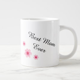 Caneca De Café Grande Melhor Mãe Na moda de Dia de as mães Flores