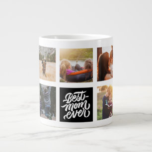Caneca De Café Grande Melhor Mãe Nunca Personalizada Colagem de Fotos P