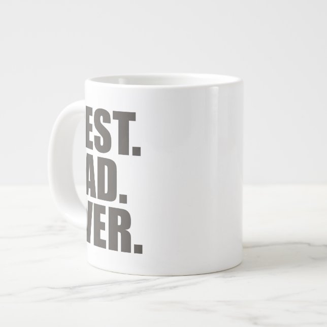 Caneca De Café Grande Melhor Pai (Frente Esquerda)