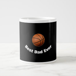 Caneca De Café Grande Melhor Pai De Basquete Personalizado