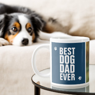 Caneca De Café Grande Melhor Pai de Cachorro do Dia dos Pais Foto